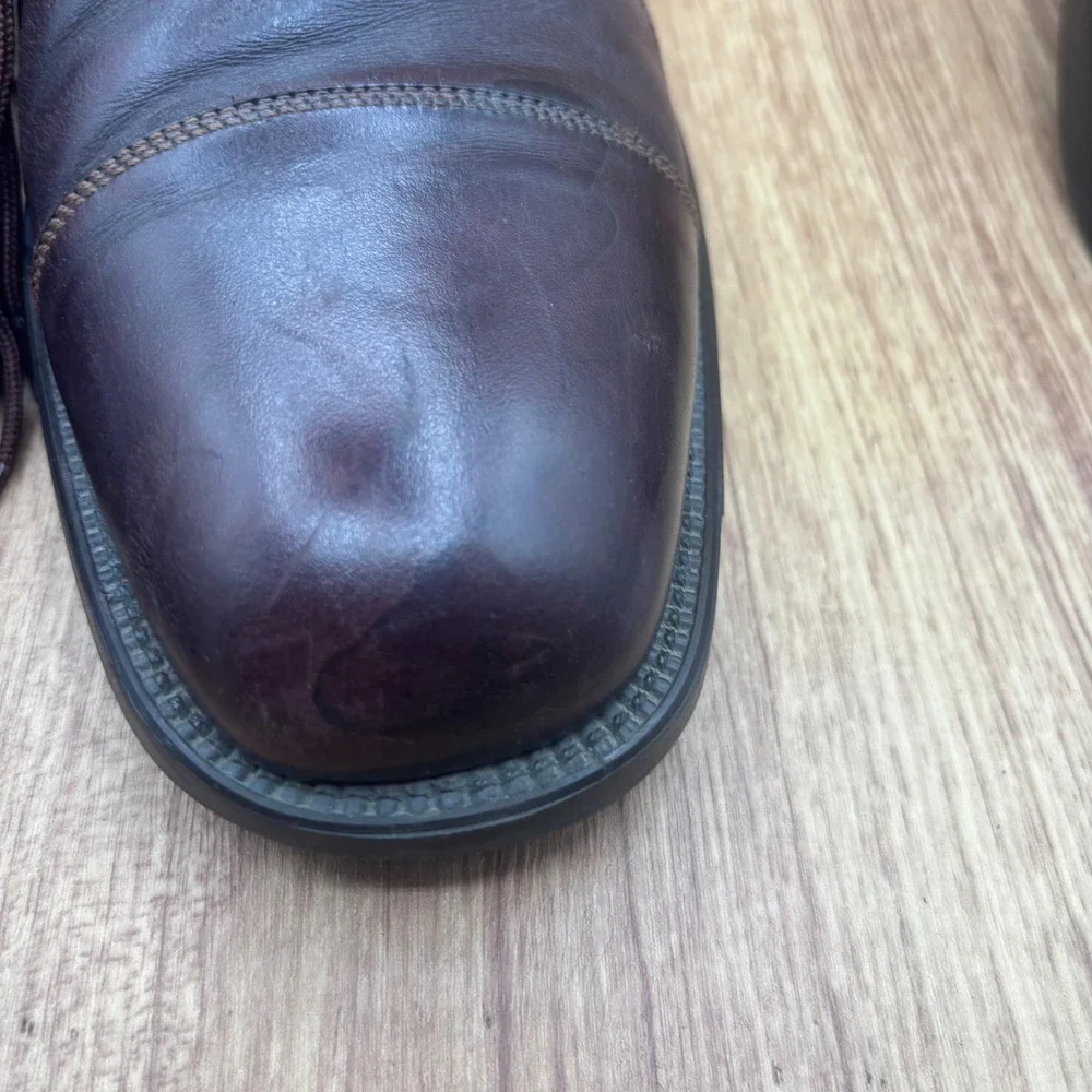 Santoni leather oxfords